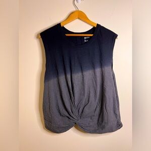 Zella XL Women’s Twist Around Dip Dye Tank